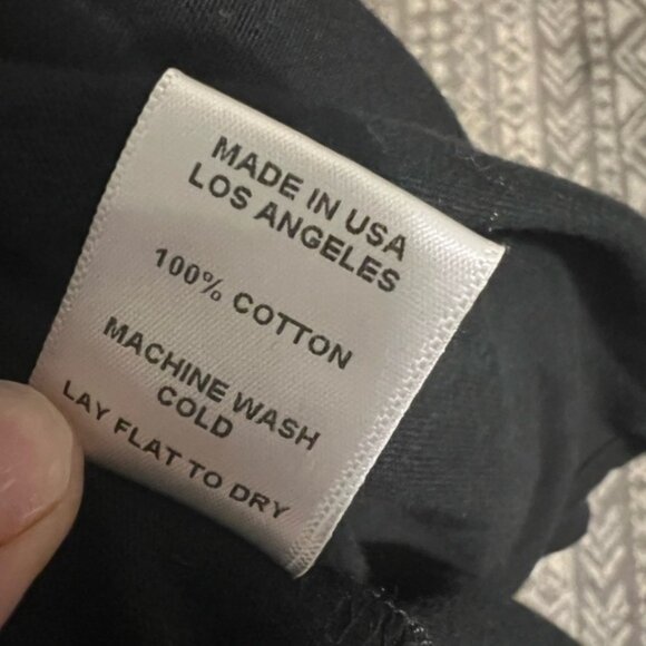 Leset brand cotton Black Maxi Dress size L (C102) - Picture 9 of 10